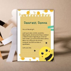 White Yellow Colorful Friend Gift - Postpatra