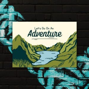 Green Aesthetic Travel Postcard - Postpatra